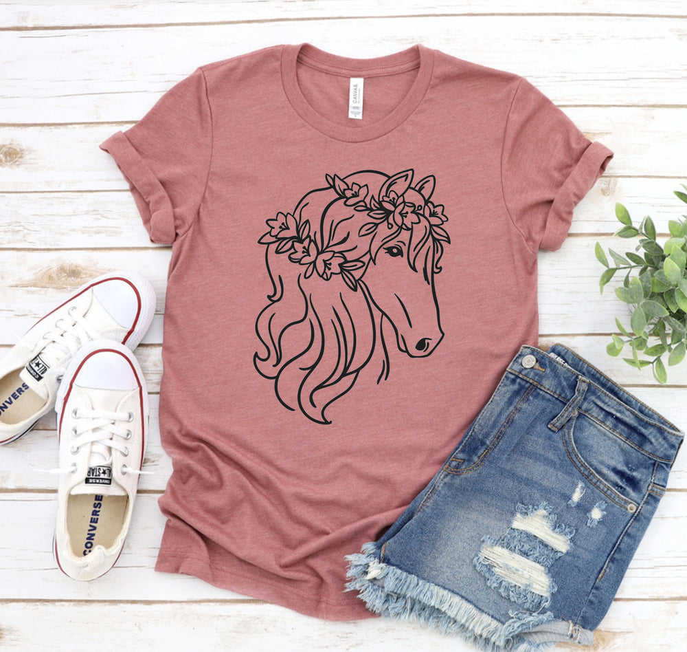 Floral Horse Shirt