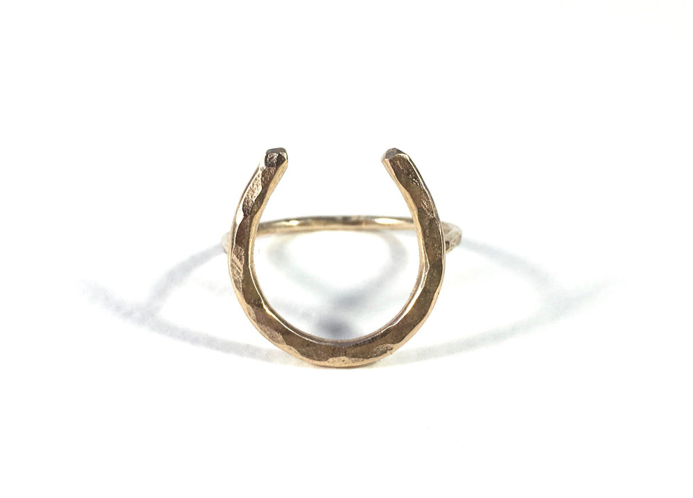 
            
                Load image into Gallery viewer, Lucky Horseshoe Ring - Large
            
        